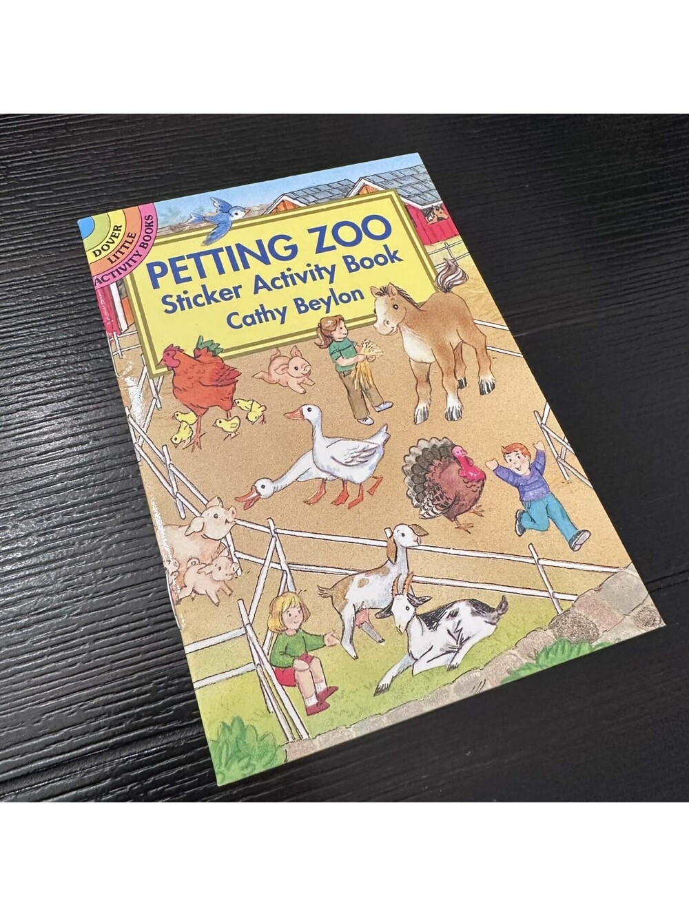 Petting Zoo Sticker Activity Book Dover Little Activity Books 1998 New Unused